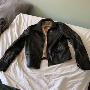 Leather jacket - Ann Taylor - barely worn!